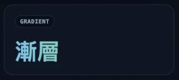background-clip text 形成的漸層文字效果